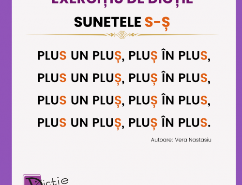 Exercițiul de dicție al zilei: „Plus un pluș, pluș în plus, da?”