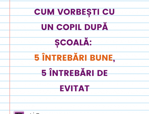 5 întrebări pe care să i le pui copilului după școală (și 5 pe care să le eviți)