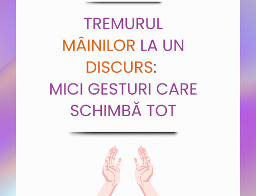 Tremurul mâinilor în public nu e un defect.