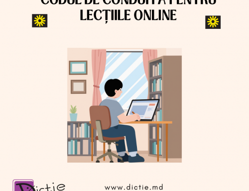 Codul de conduită pentru lecțiile online