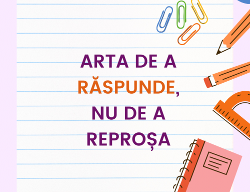 Arta de a răspunde, nu de a reproșa