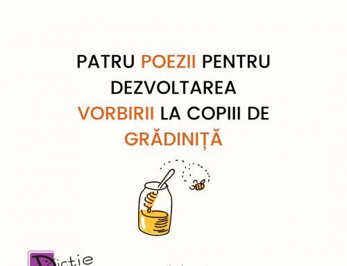 Patru poezii pentru dezvoltarea vorbirii la copiii de grădiniță
