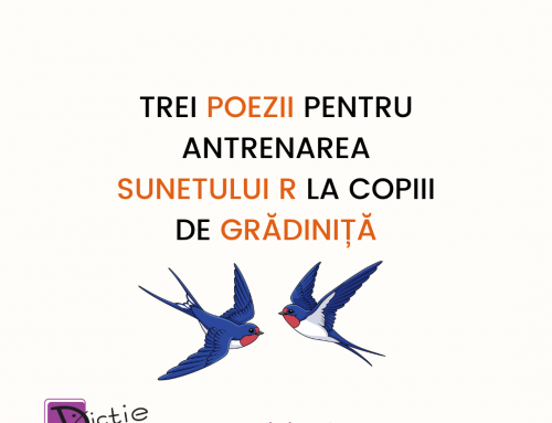 TREI poezii pentru antrenarea sunetului R la copiii de grădiniță